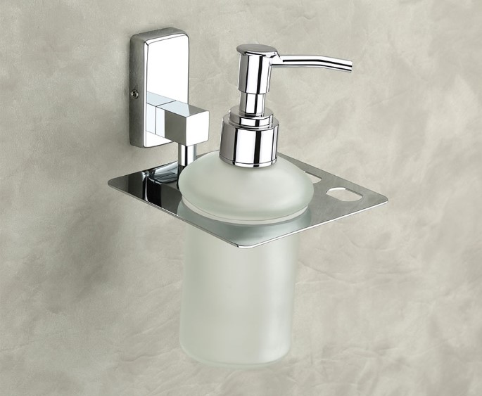 Star Liquid Soap Dispenser Stainless Steel Bathroom Commercial Hotel Spa Wall Mount Heavy-Duty Anti-Rust Waterproof Easy Refill Professional Grade Durable Sensor Pump Rustproof Hygienic Starburst Design Space Saving Modern Luxury Secure Grip Sophisticated